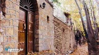 درب ورودی هتل مونت قلات- فارس-شیراز- بافت تاریخی روستای قلات